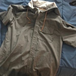 Zumiez Hooded Button Down Tee